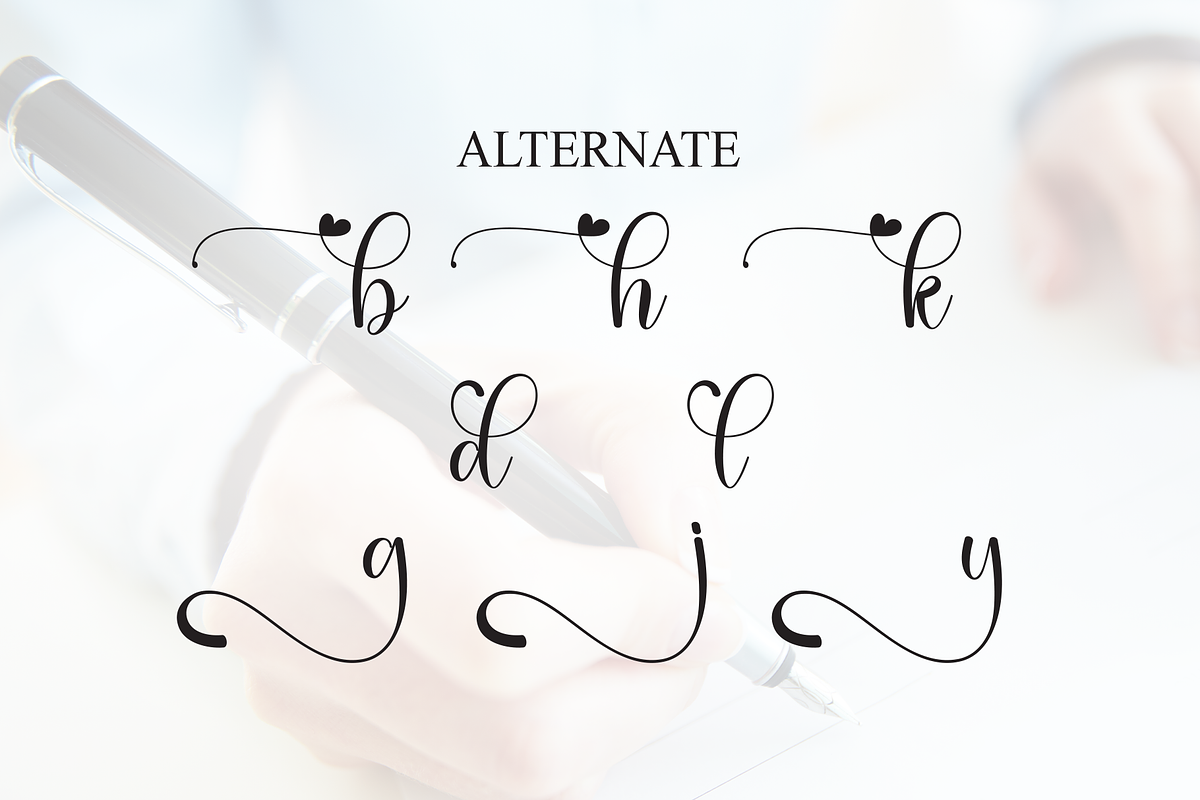 Caligraphy | Script Font, a Handwritten Font by Scratchones (Photo 8 of 9)