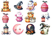 Cute Halloween Sublimation Clipart, an Illustration by Designworld (Thumbnail 2 of 5)