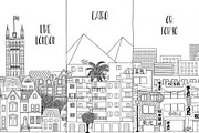 Big Hand Drawn City Collection, an Illustration by Franzi draws (Thumbnail 3 of 8)
