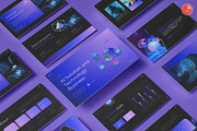 Ai Solution & Technology Powerpoint, a Presentation Template by Pixslides (Thumbnail 1 of 7)