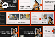 Company Profile Fashion Google Slide, a Presentation Template by graphicook (Thumbnail 2 of 8)