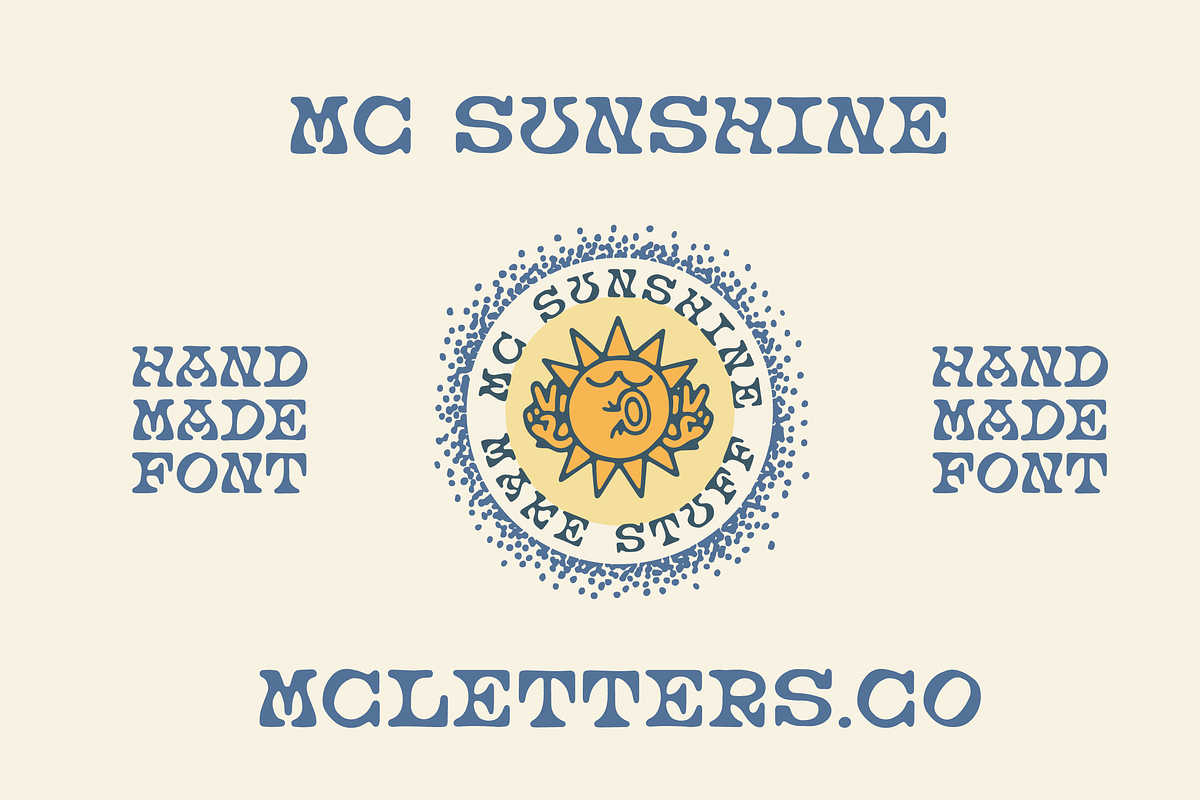 MC Sunshine, a Font by McLetters (Photo 1 of 10)