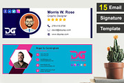 15 Creative Email Signature Template, an Email Template by Mohammad Sarfaraz (Thumbnail 3 of 7)