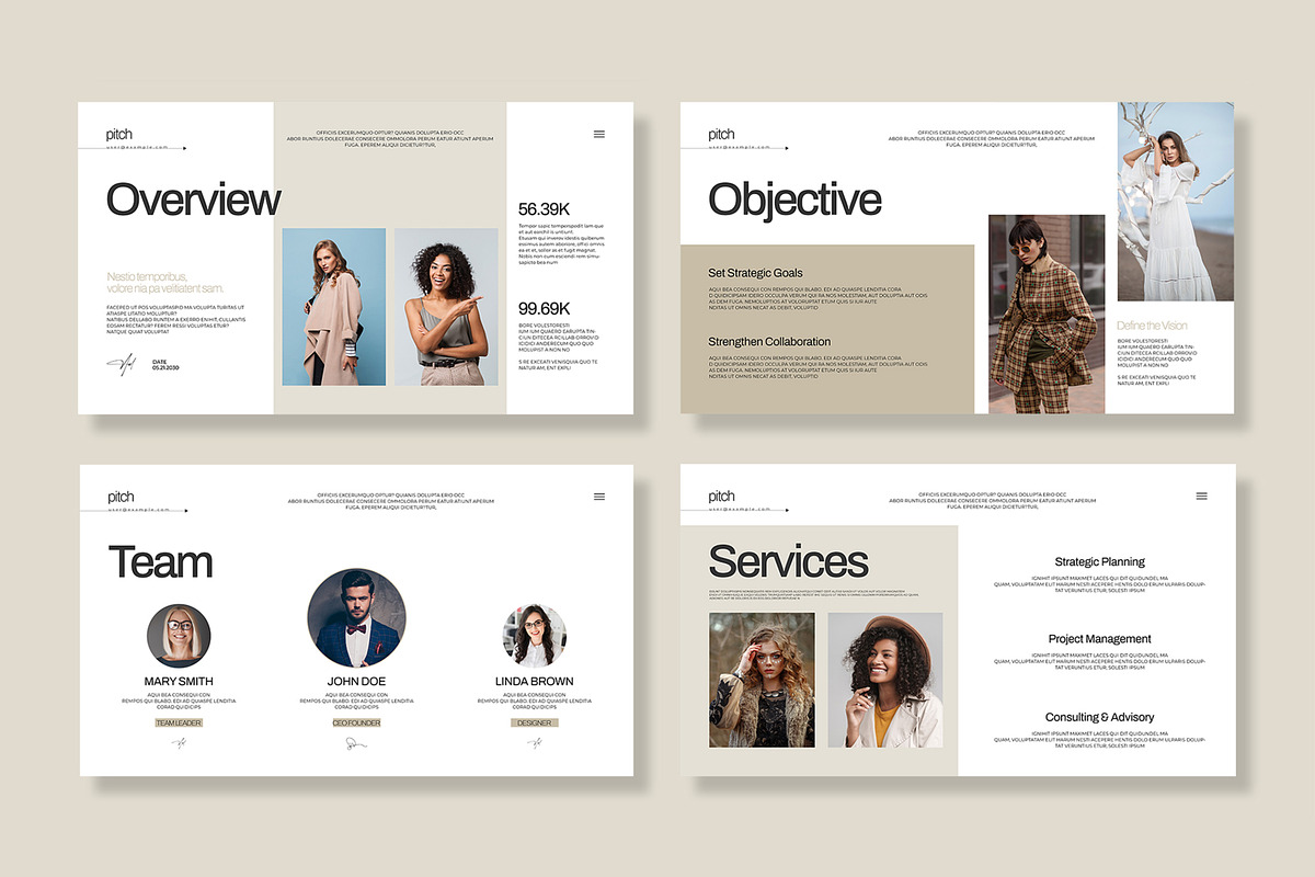Pitch Deck  Presentation Template, a Presentation Template by MightyDesign (Photo 4 of 9)