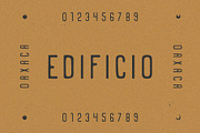 Edificio – Condensed Vintage Font, a Sans Serif Font by TONA Fonts (Thumbnail 1 of 4)