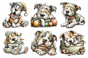 Lazy Christmas Dog Sublimation Clipr, an Illustration by Daily.Designs (Thumbnail 4 of 5)