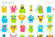 Cute monsters collection, an Illustration by Kate Art (Thumbnail 12 of 14)