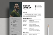 Clean Resume/CV, a Resume Template by Saman Osama (Thumbnail 1 of 4)