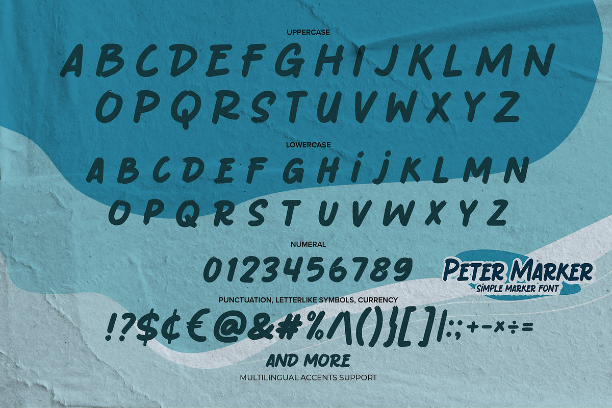 Peter Marker - Simple Marker Font, a Font by Gassstype (Photo 6 of 8)