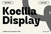 Koellia - Sans Serif Display, a Font by Haps Space (Thumbnail 1 of 10)
