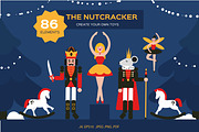 Nutcracker Christmas Set Vector, an Animal Illustration by Masherdraws (Thumbnail 1 of 7)