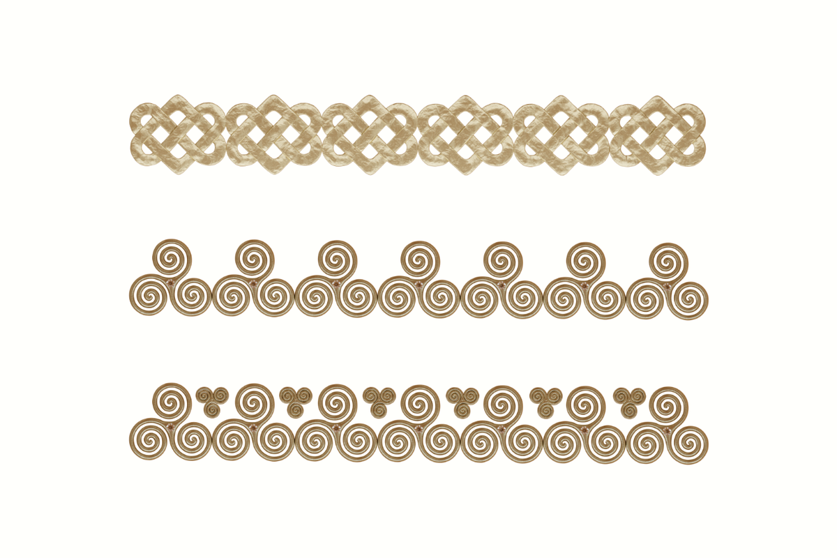 Gold Celtic Clip Art Bundle, an Object Illustration by 3PointsCreative (Photo 3 of 5)