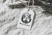 Vintage Charming Christmas Line Art, an Object Graphic by AnMark (Thumbnail 2 of 15)