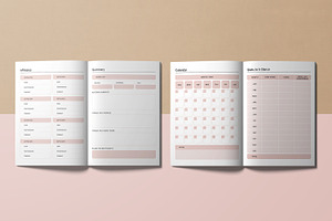 Blog Planner Worksheet Canva