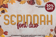 Sepindah Font Duo Sans & Script, a Handwritten Font by Iwanistic (Thumbnail 1 of 15)