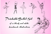 Ballet set illustrations, an Illustration by Ana Capree (Thumbnail 1 of 8)