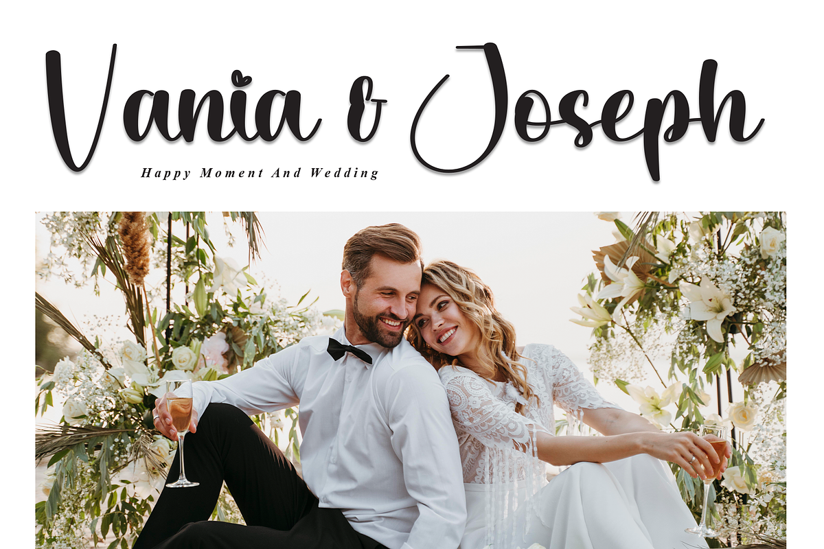 Sweety Angela | Script Font, a Handwritten Font by Scratchones (Photo 2 of 9)