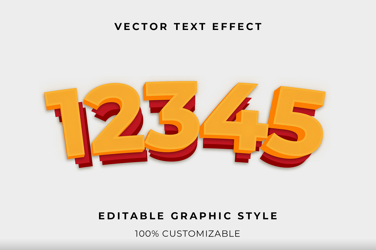 3D Layered Bold Text Effect preview 2