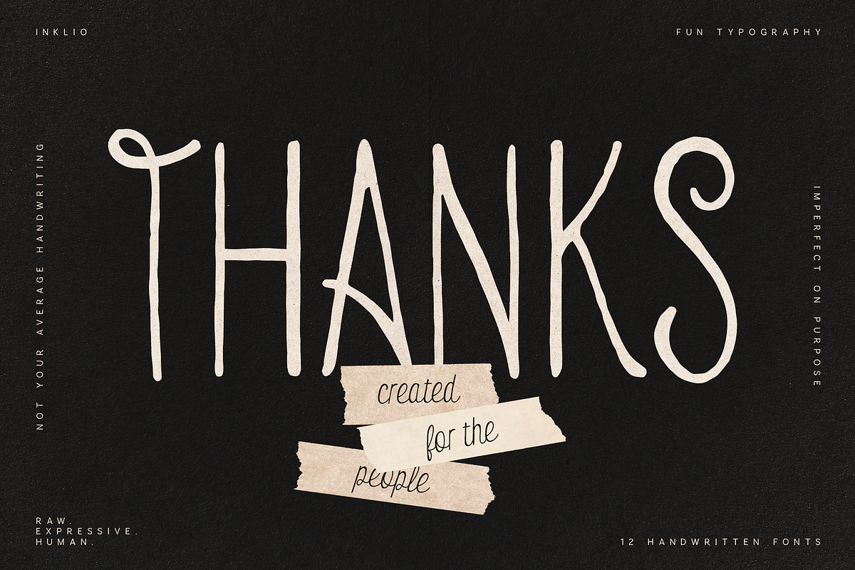 Inklio Handwritten Quirky Typeface, a Handwritten Font by VP Fonts (Photo 29 of 29)