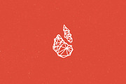 Polygon Flame Logo Template, a Branding & Logo Template by Mantas Bac (Thumbnail 1 of 4)