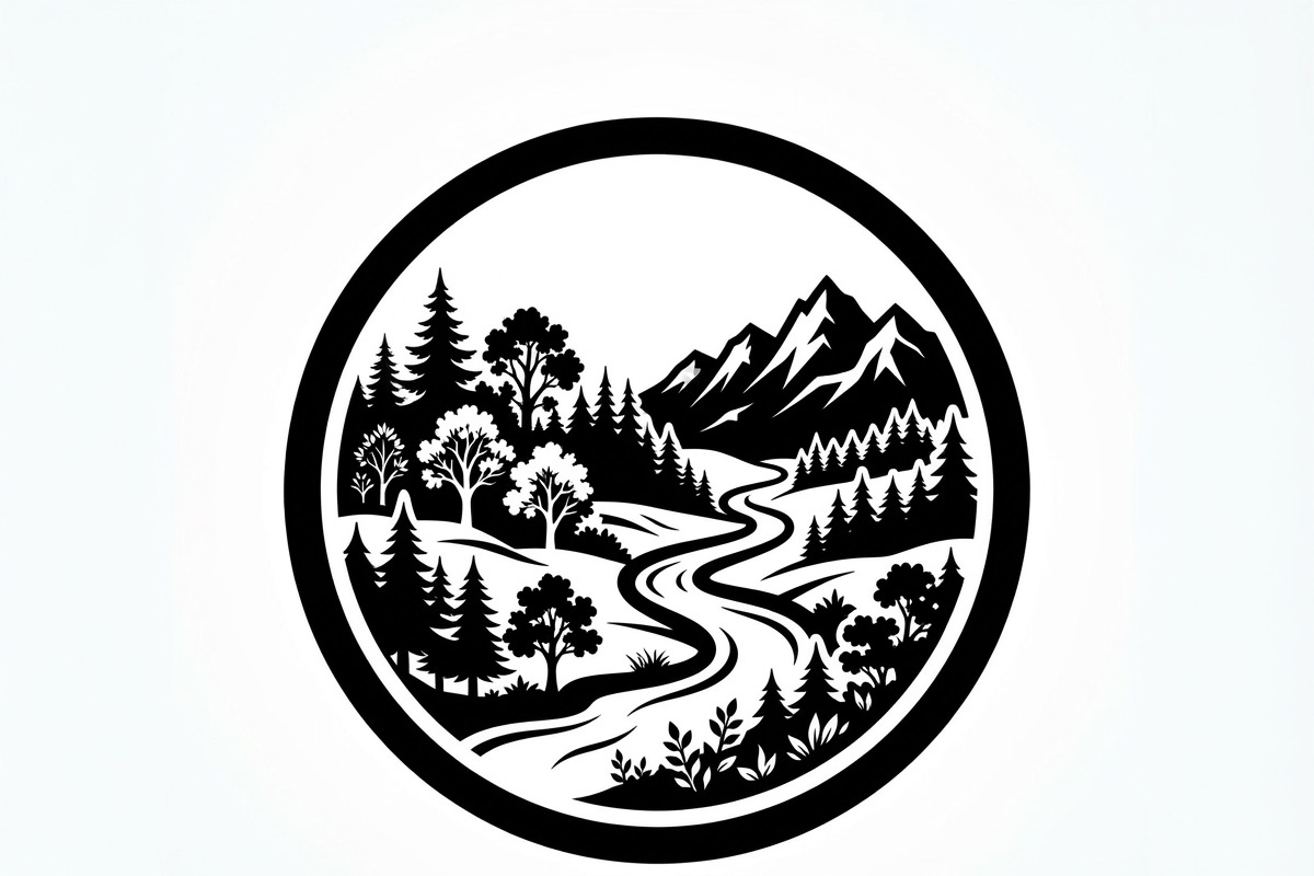 60 Eco Globe Landscape Silhouette, a Technology Illustration by Amazin_art (Photo 18 of 44)