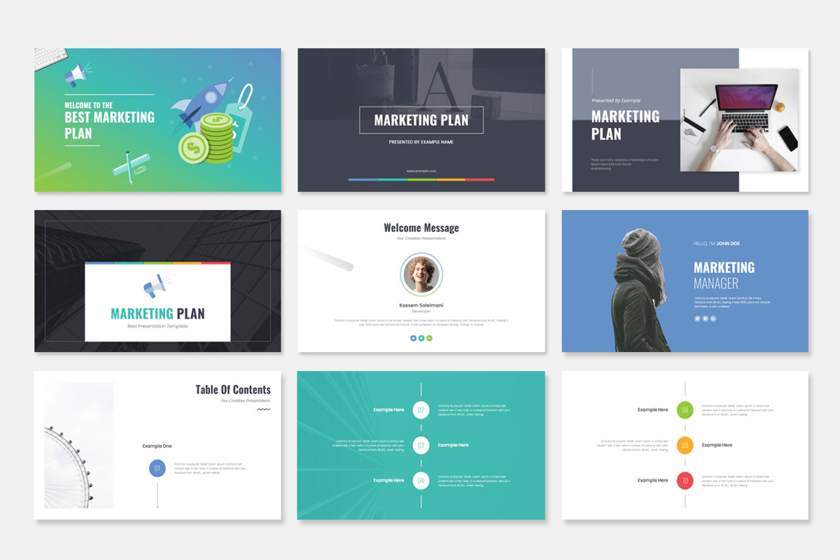 Marketing Plan PowerPoint, a Presentation Template by WhiteGraphic (Photo 2 of 38)
