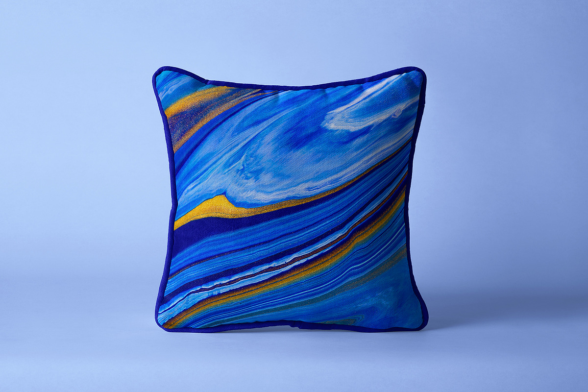 Golden & Blue textures, a Texture Graphic by Mirror Flow (Photo 9 of 12)