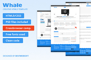 Whale - Creative HTML5 Template
