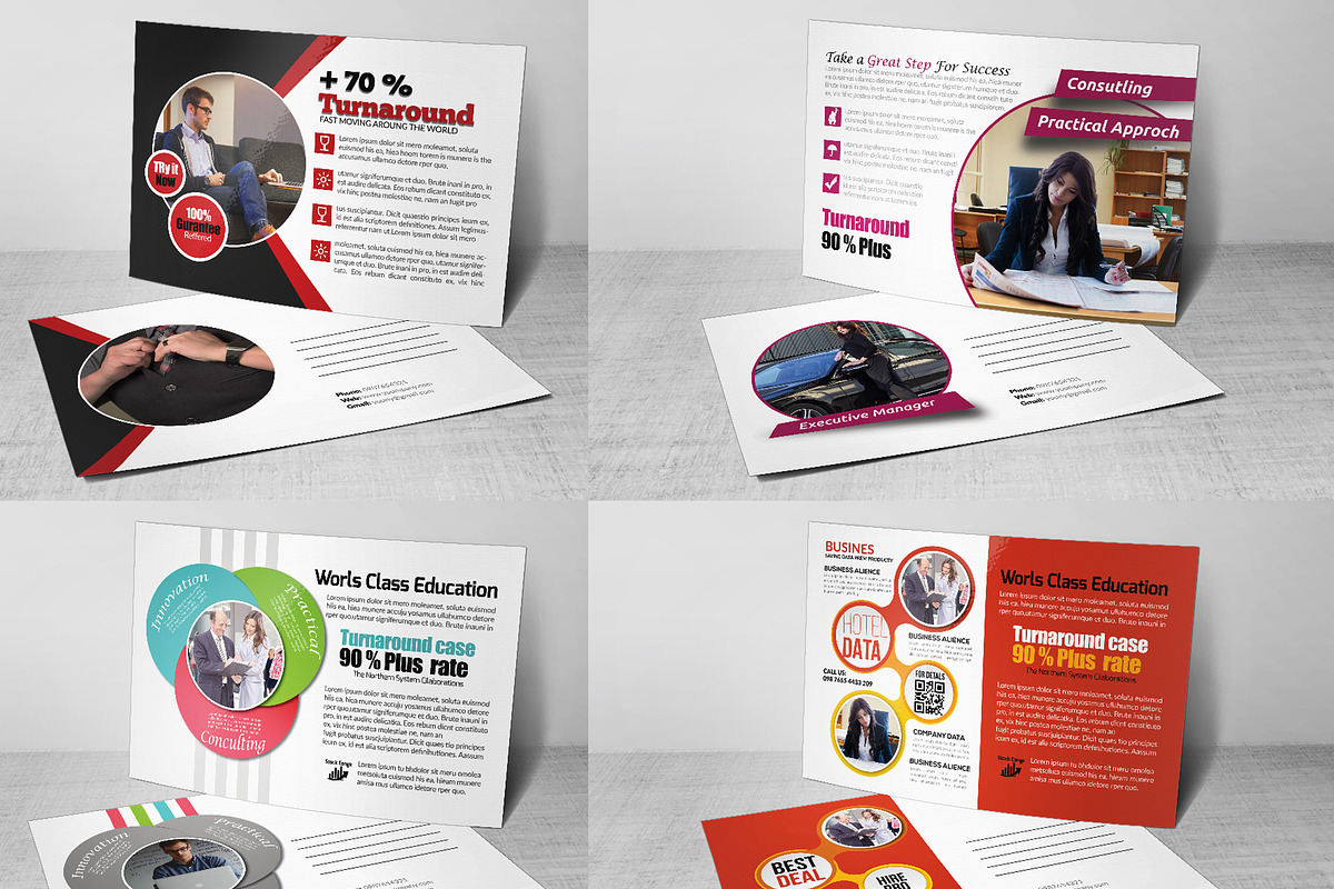 10 Business PostCards Bundle, a Card Template by Business Flyers (Photo 2 of 4)