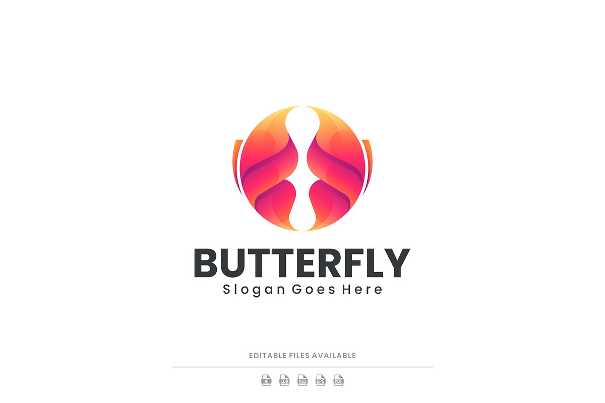 Gradient Modern Abstract Butterfly, a Branding & Logo Template by Artnivora.Std (Photo 1 of 2)