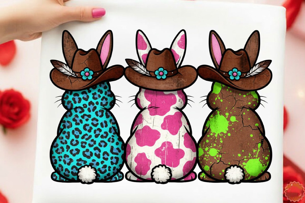 Western Easter Bunny Png, an Illustration by designcity5 (Photo 9 of 9)