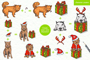 Vector collection Year Of The Dog, an Illustration by AnnieDove (Thumbnail 3 of 6)