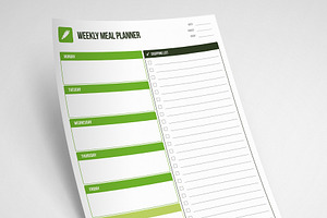 Grocery List & Meal Planner Template