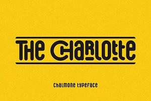 Chalmone - Condensed Rounded Font