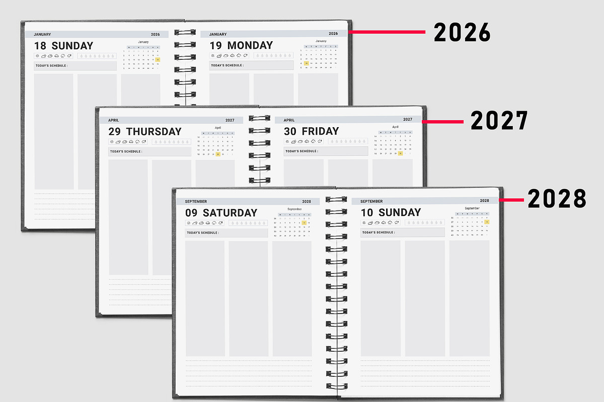 Ultimate Yearly Planner Bundle Pack preview 3