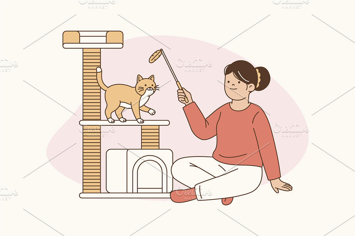 The Pet Connection Illustration, an Object Graphic by Jump Studio (Photo 5 of 12)