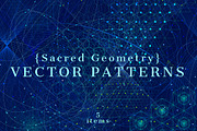 {Sacred Geometry} Vector PATTERNS, a Texture Graphic by ekaart (Thumbnail 1 of 9)