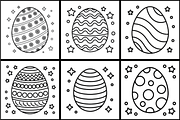 Bold & Easy Easter Egg Coloring Book, a Seasonal Illustration by Design Station (Thumbnail 3 of 3)