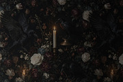 RAVEN'S NIGHT Seamless Pattern, a Pattern Graphic by AYAKA Studio Co. (Thumbnail 7 of 10)
