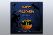 Halloween Flyer/ Social Media Post, a Flyer Template by designerzDukan (Thumbnail 1 of 3)