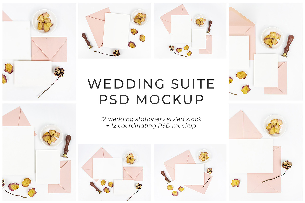 Wedding Suite Mockup Collection, a Print Template by Citrus and Cinnamon (Photo 1 of 3)