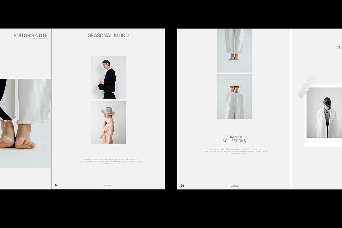 Minimalist Lookbook Magazine, a Magazine Template by Templeste (Photo 3 of 10)