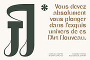 CS Amora – Art Nouveau Font, a Sans Serif Font by Craft Supply Co. (Thumbnail 5 of 8)
