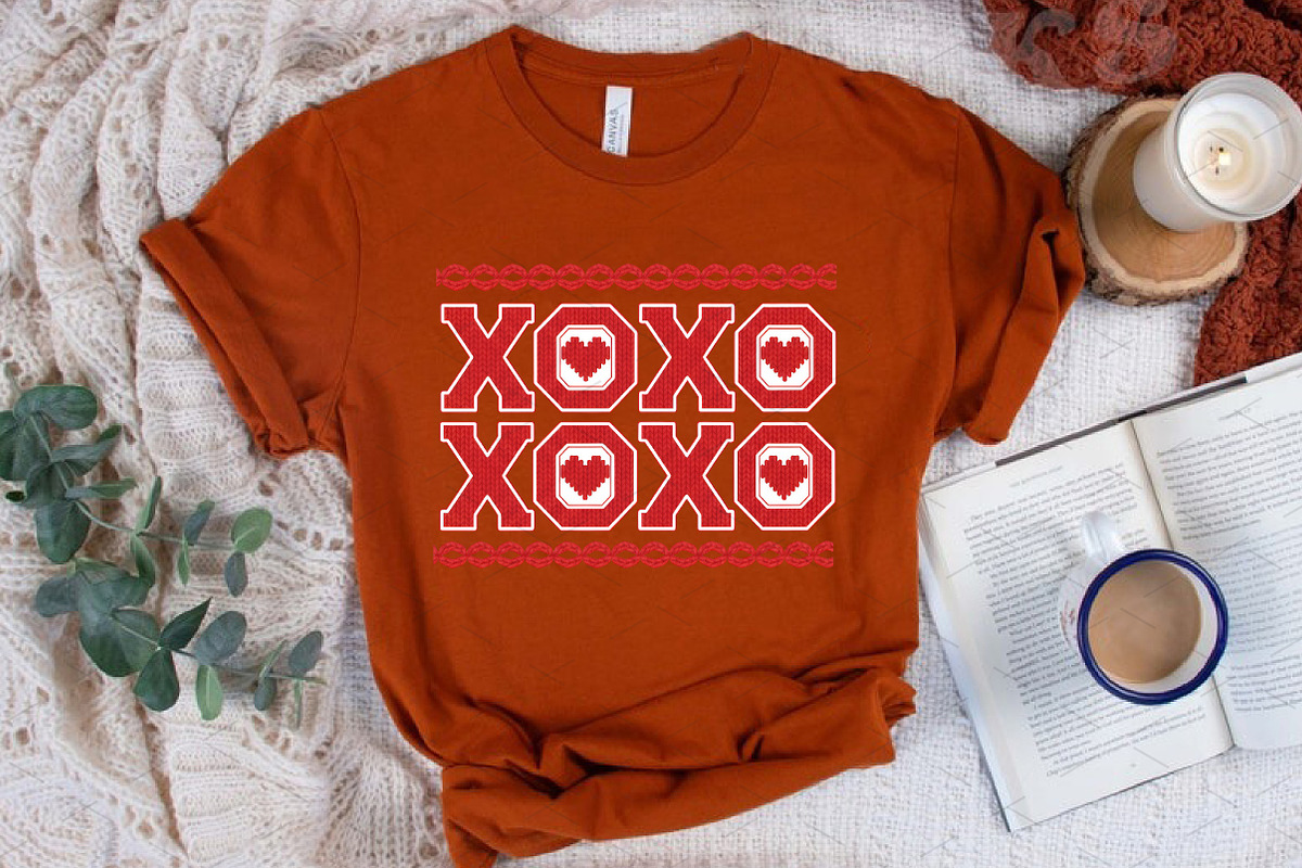 XOXO Yarn Png, Valentine's Day Png, an Illustration by Libby Wishes (Photo 8 of 8)