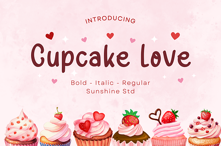 Cupcake Love Handwriting Font