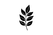 Botanical Leaf Silhouette Bundle, an Illustration by Creativeshirt (Thumbnail 24 of 51)