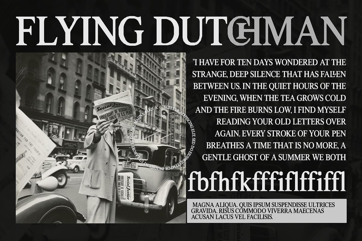 Clausville, a Serif Font by Dora Typefoundry (Photo 7 of 12)