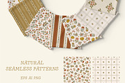 Natural Autumn background & pattern, a Pattern Graphic by Cozy pattern shop (Thumbnail 8 of 14)