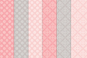 Pink Christmas Wreaths & Patterns, an Illustration by Amanda Ilkov (Thumbnail 5 of 5)