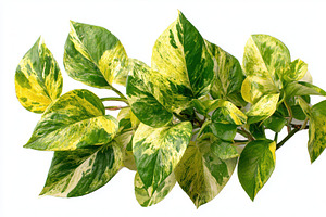 Golden Pothos plant vibrant green ye, a Photo by Pixeness Studio